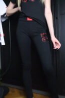 Tajice Hugo / Black / Red and black logo