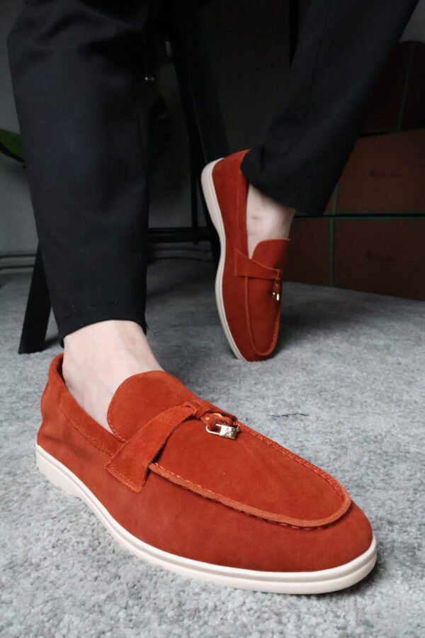 Loro Piana Summer Charms Walk Loafer Orange - Slika 2