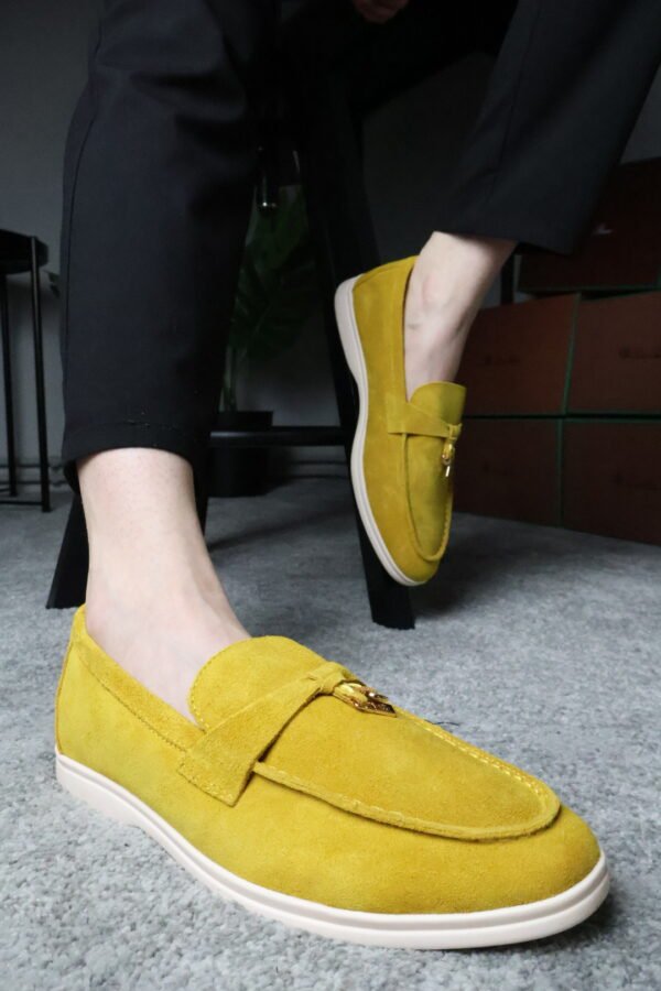 Loro Piana Summer Charms Walk Loafer Yellow - Slika 2
