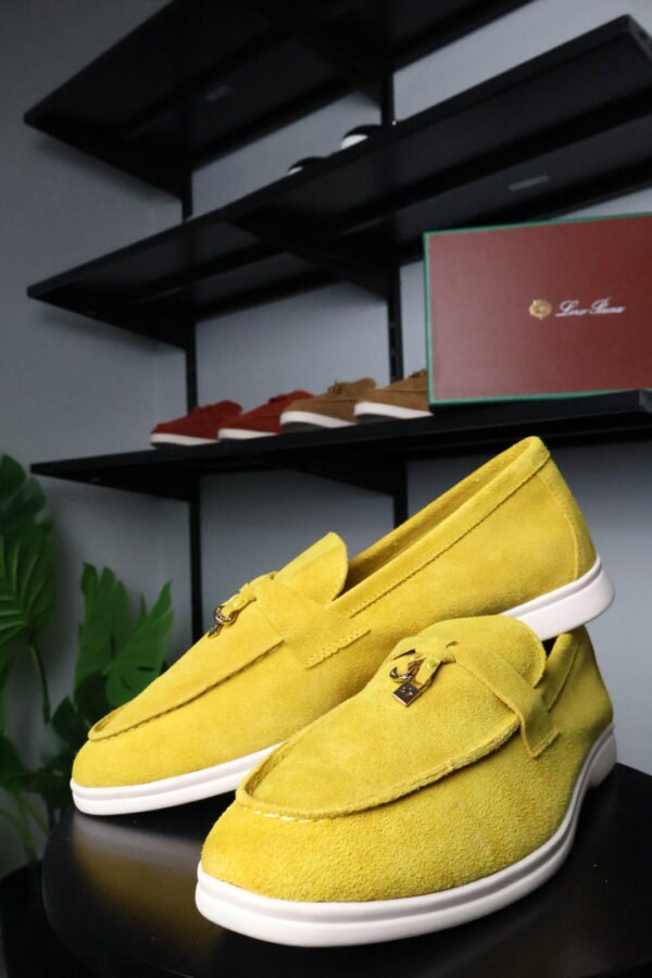 Loro Piana Summer Charms Walk Loafer Yellow - Slika 3