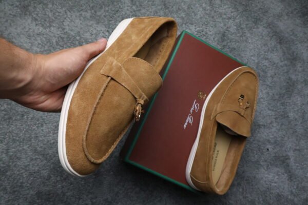 Loro Piana Summer Charms Walk Loafer Brown - Slika 4