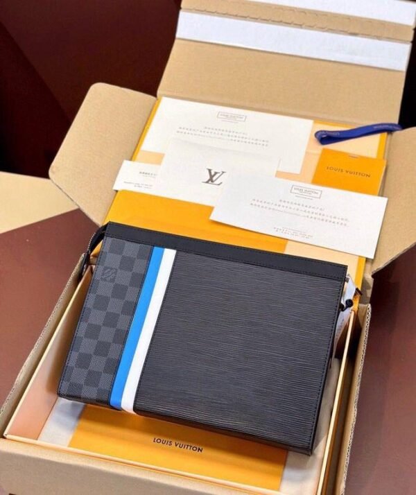 LOUIS VUITTON Pochette Voyage MM Graphite Damier - Slika 4