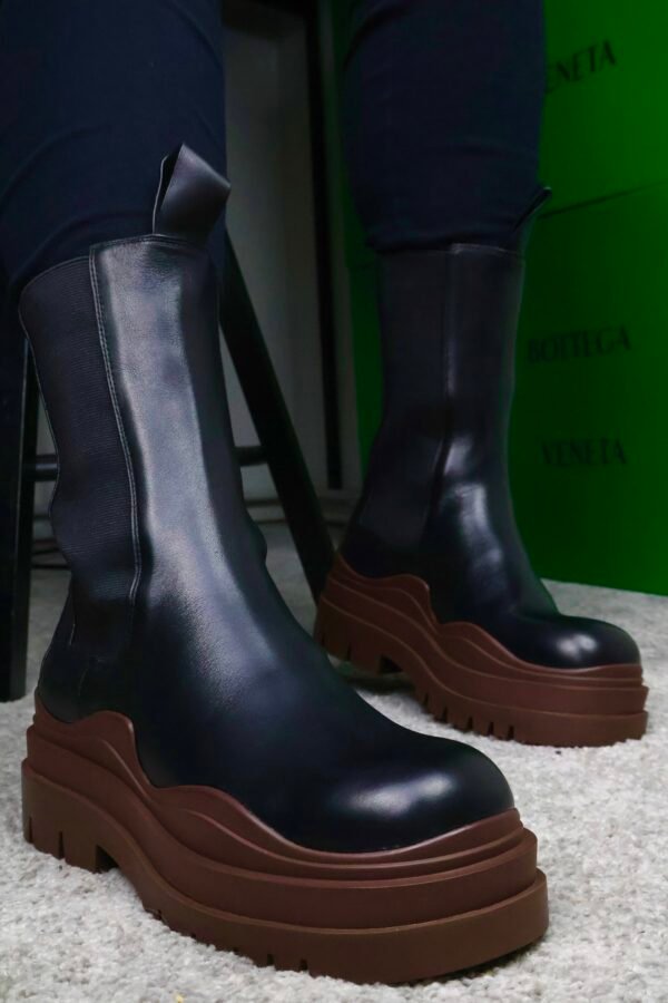 Bottega Veneta Tier Ankle boots Black/Brown - Slika 4