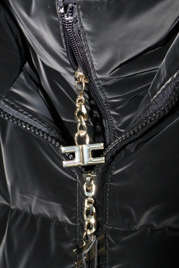 Elisabetta Franchi Black Down Jakna - Slika 6