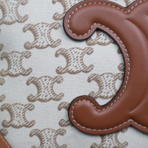Celine Triomphe Clutch Beige