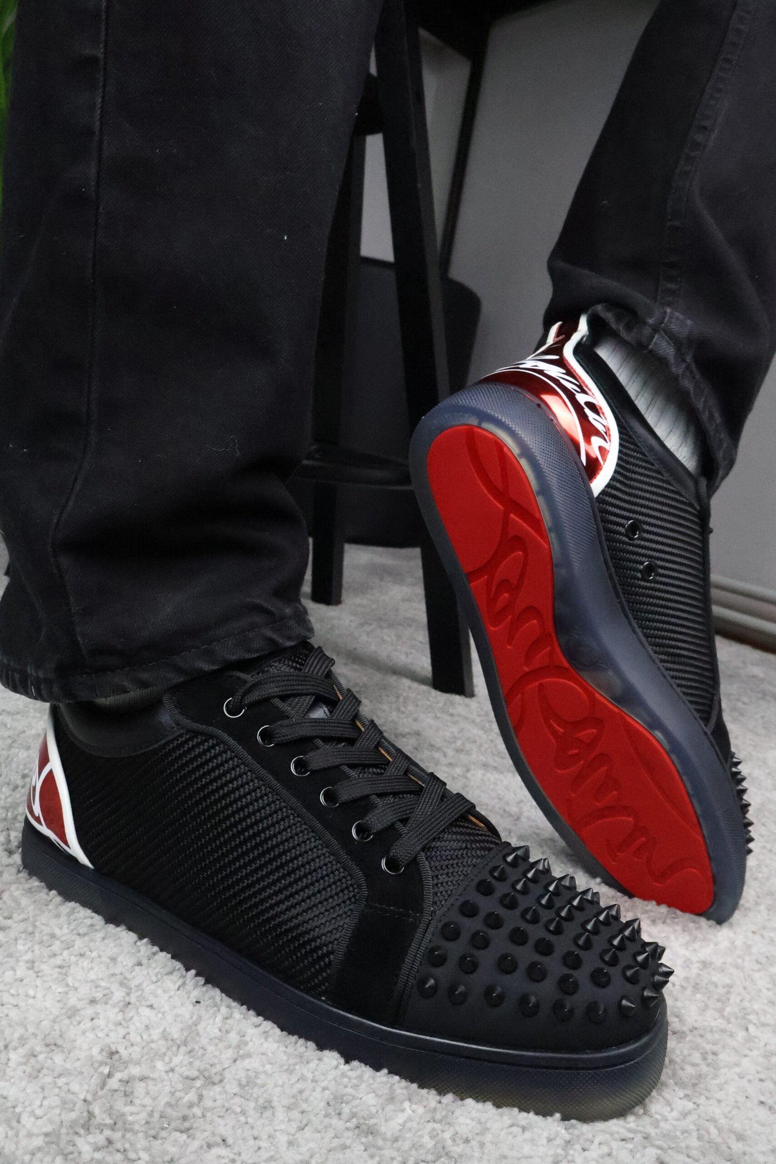 Christian Louboutin Louis Junior Spikes - Slika 4