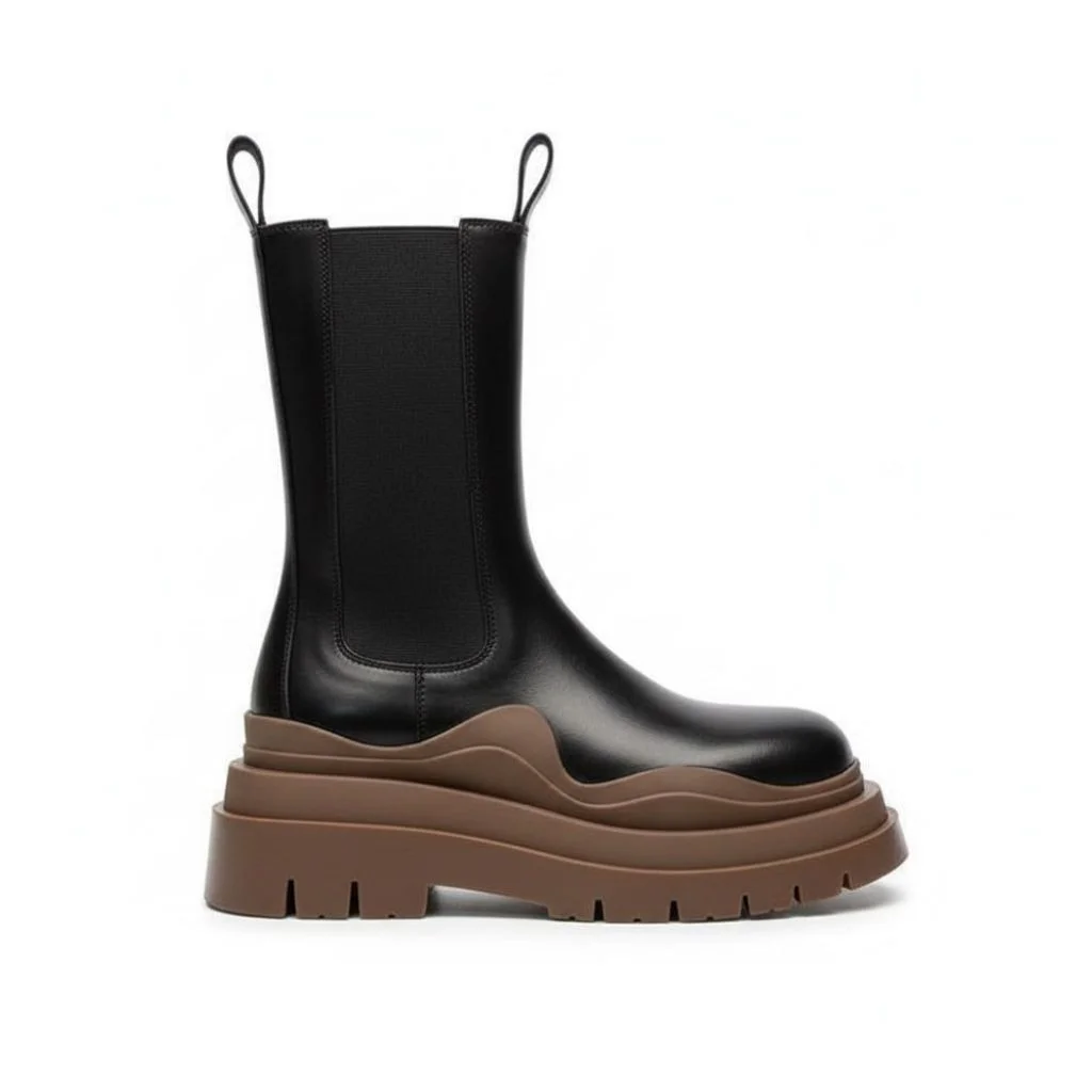 Bottega Veneta Tier Ankle boots Black/Brown