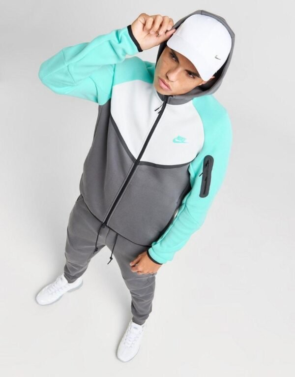 Komplet Nike Tech Fleece "Grey/Turquoise" - Slika 3