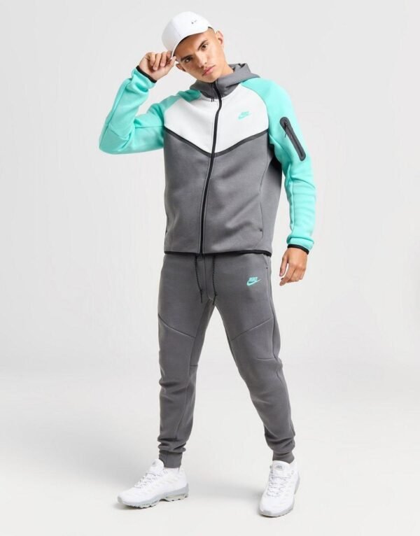 Komplet Nike Tech Fleece "Grey/Turquoise" - Slika 5