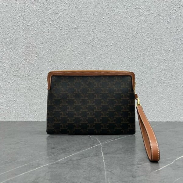 Celine Triomphe Clutch Triomphe Canvas