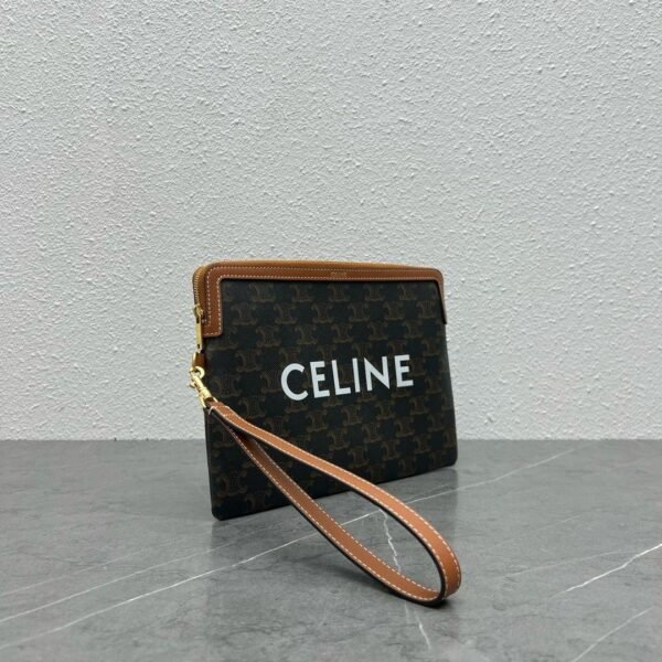 Celine Triomphe Clutch Triomphe Canvas