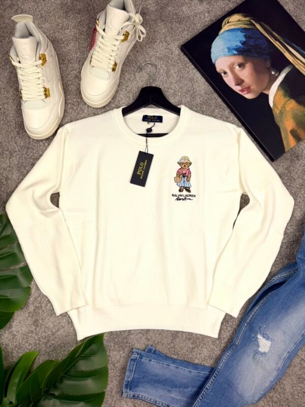 Polo Ralph Lauren Majica dugih rukava White / Bijela