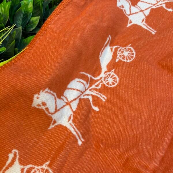 Hermes Šal Orange/White