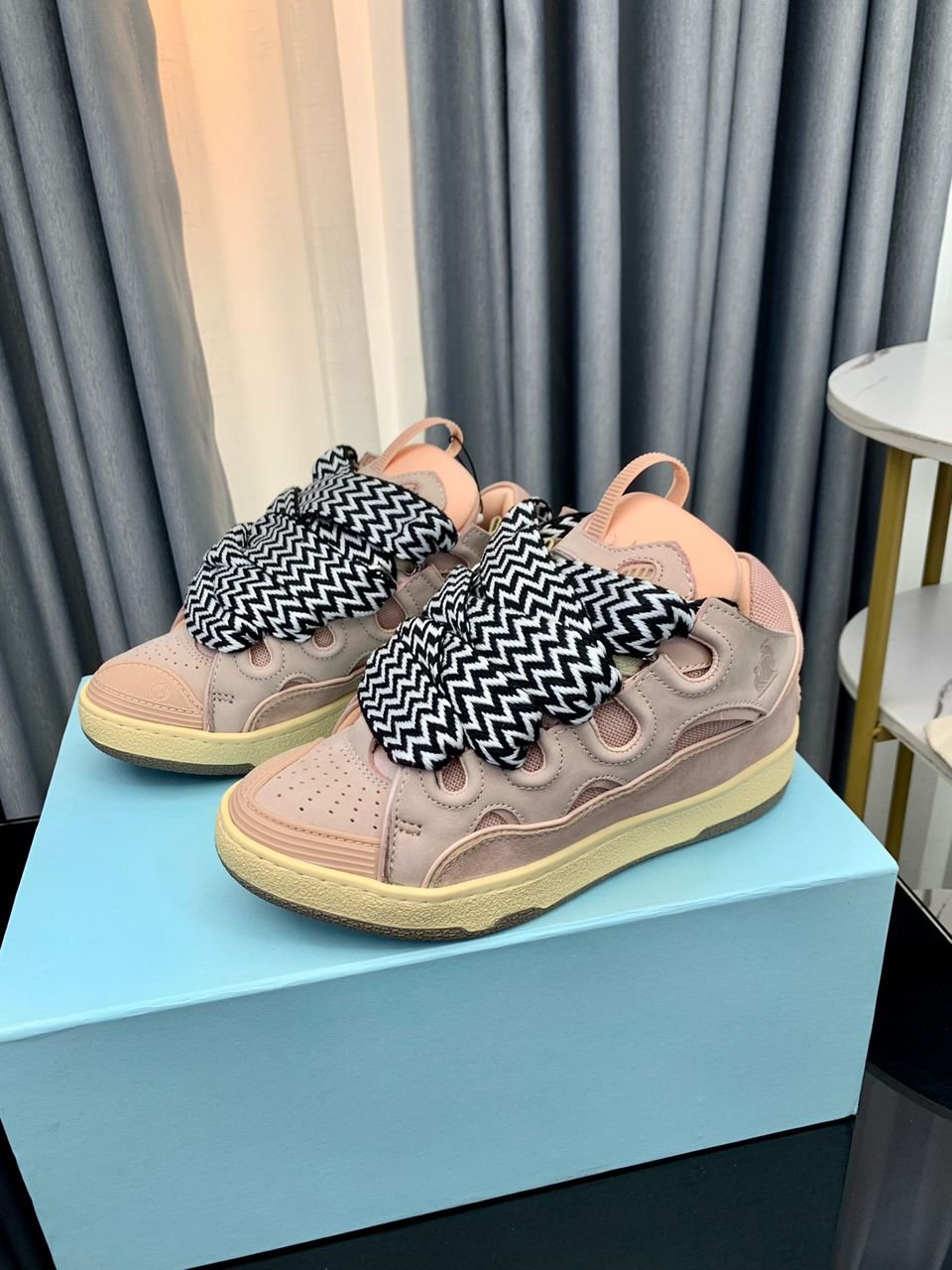 Lanvin Curb lace-up sneakers - Slika 4