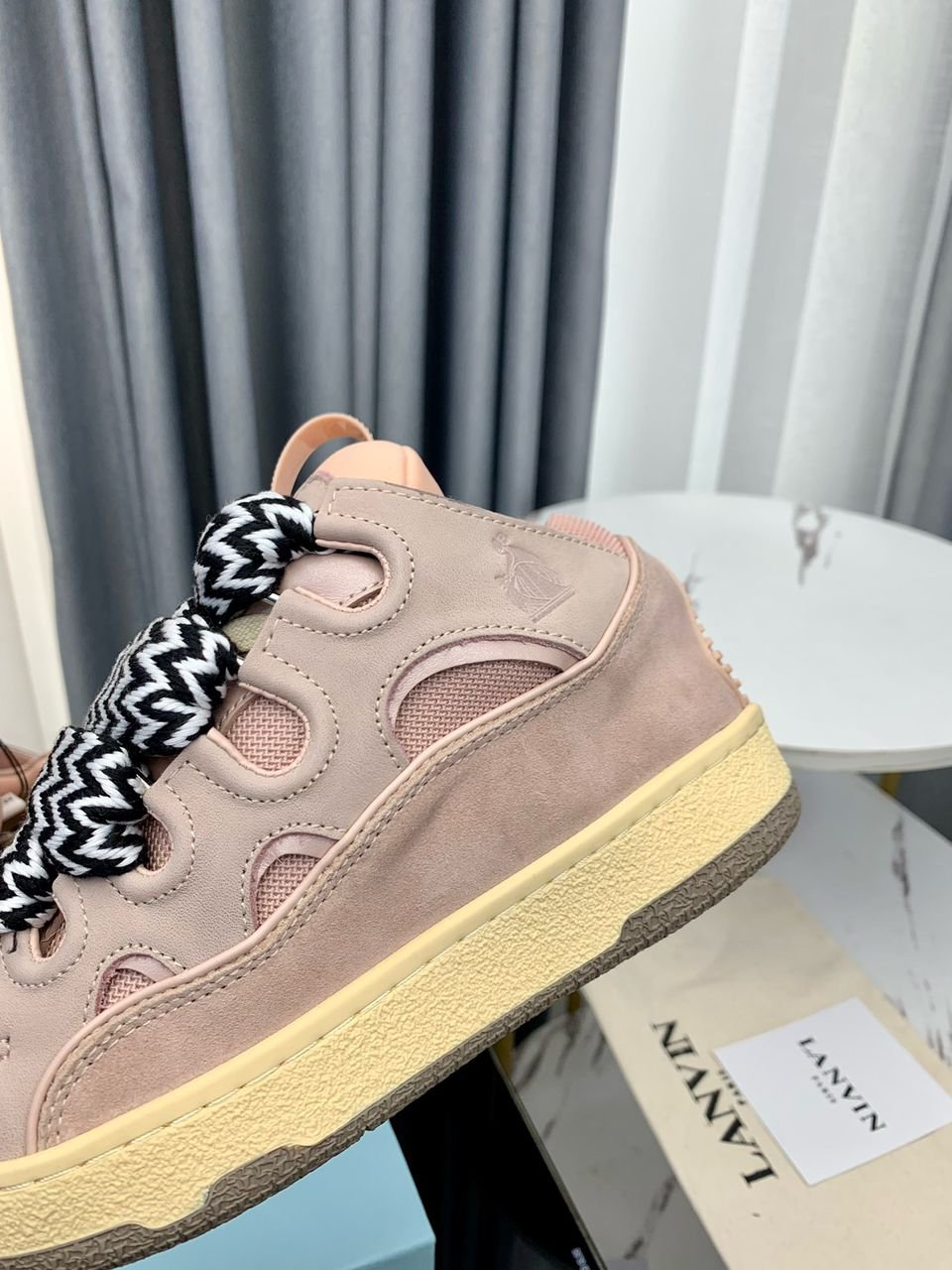 Lanvin Curb lace-up sneakers - Slika 6