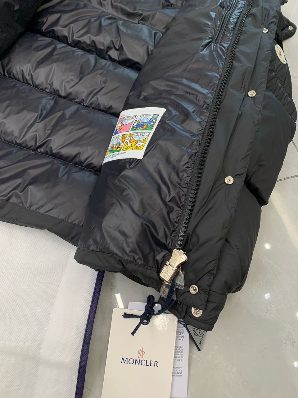 Moncler Down Jakna Black / Crna - Slika 3