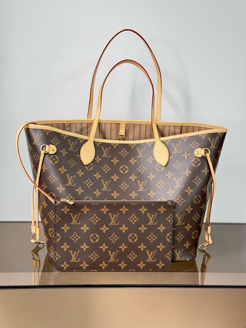 Louis Vuitton Monogram Neverfull Tote Bag - Slika 8