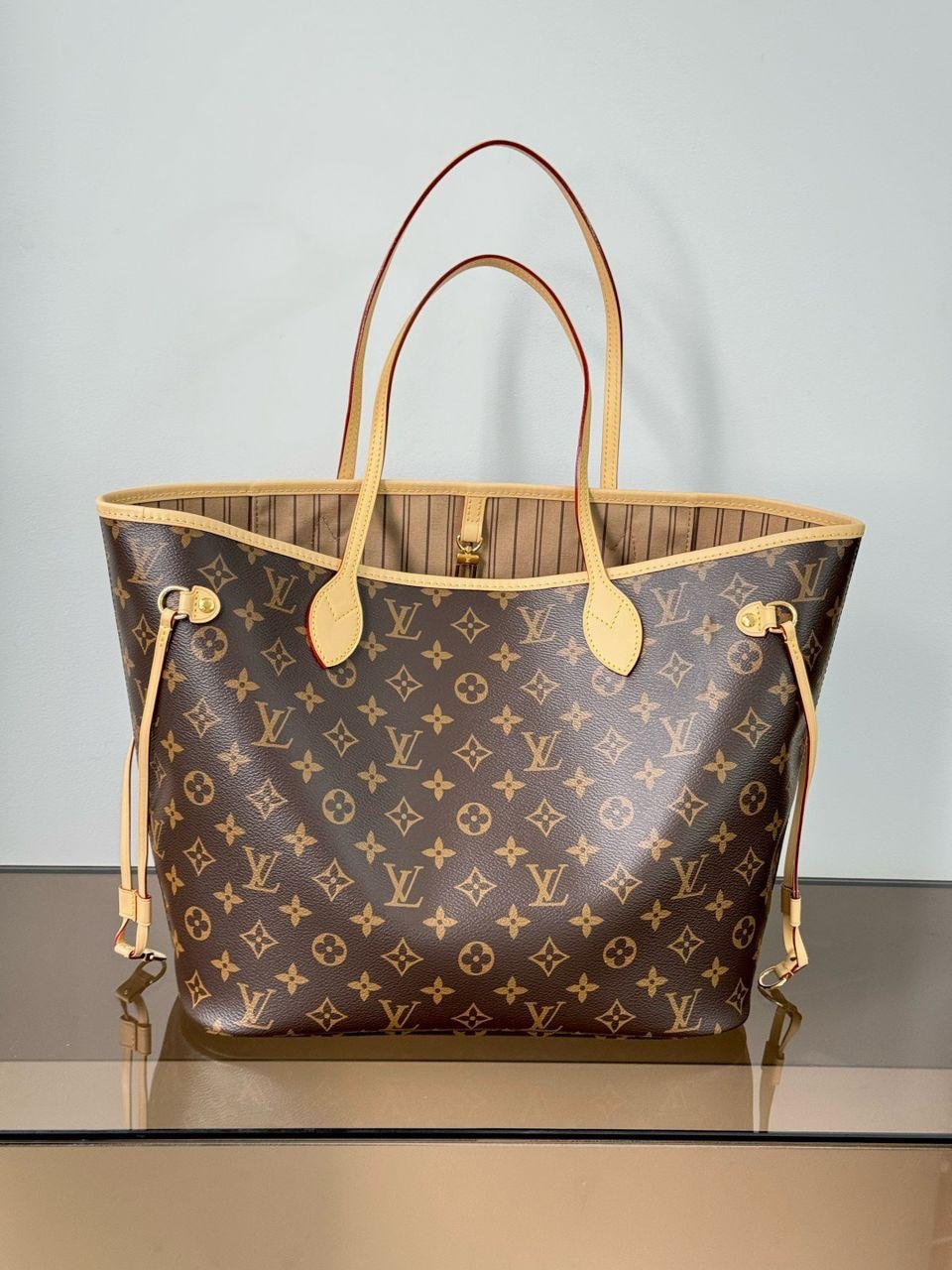 Louis Vuitton Monogram Neverfull Tote Bag - Slika 9