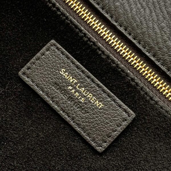 Yves Saint Laurent Black Shopper Tote Bag