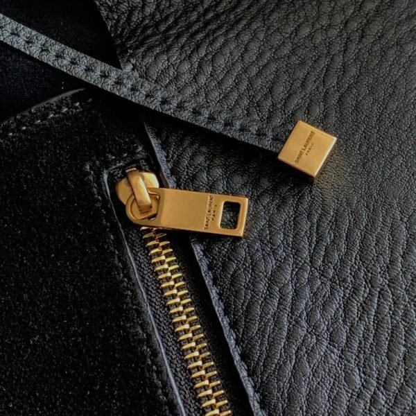 Yves Saint Laurent Black Shopper Tote Bag