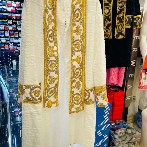 Ogrtač Versace Unisex White / Bijela