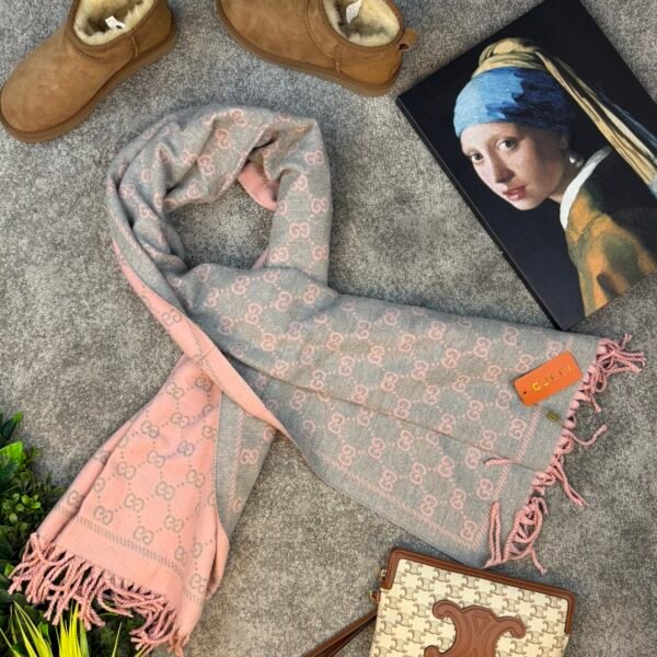 Gucci Šal Grey/Pink