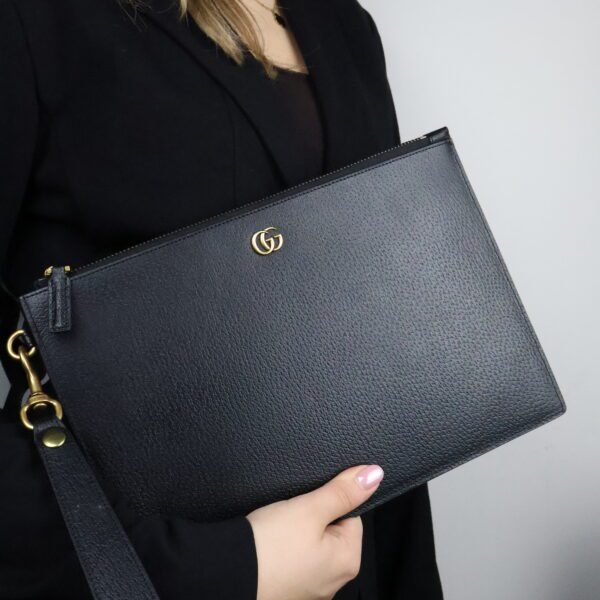 Gucci GG Marmont Leather Pouch