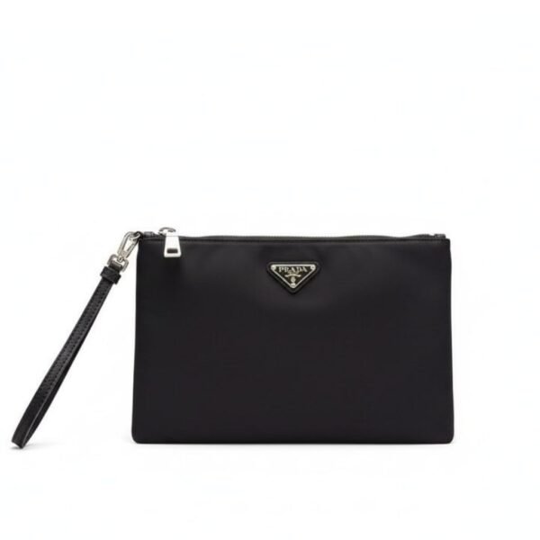 Prada Nylon Pouch Black