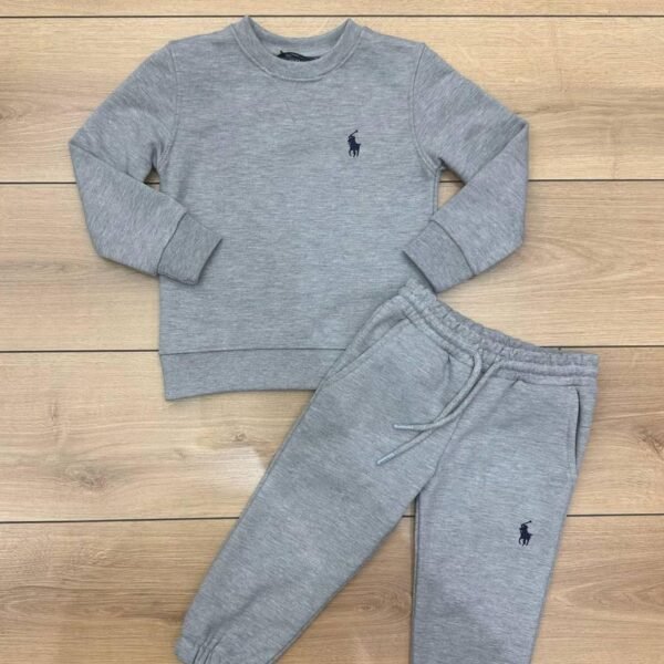 Komplet Ralph Lauren Polo Bear "Gray" Kids