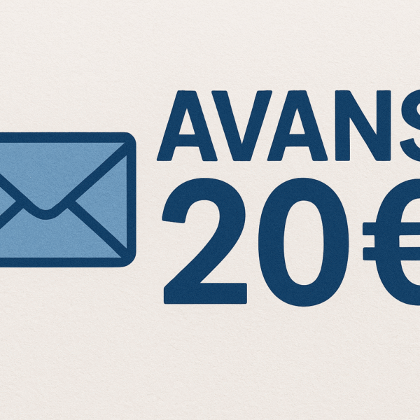 AKONTACIJA 20€ - za poštarinu