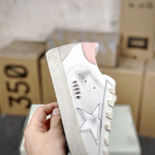 Golden Goose Super-Star "White Silver"