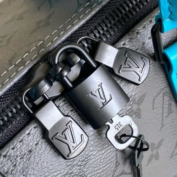 Louis Vuitton Keepall Bandoulière 45 Grey Duffle