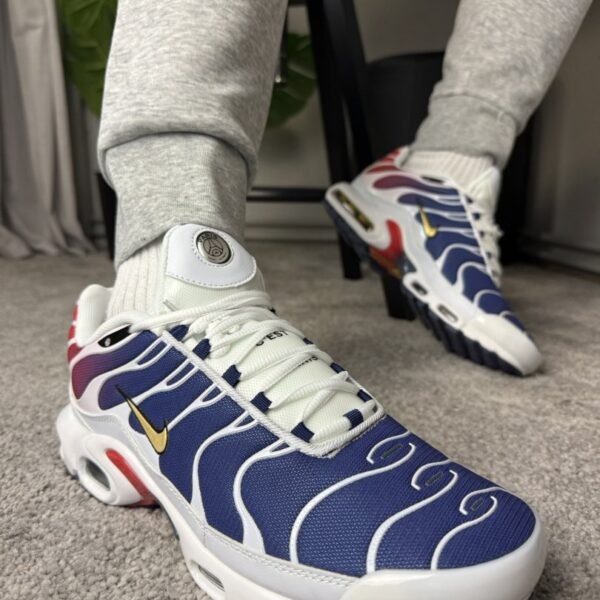 Nike AIR MAX PLUS TN bijela / plava / crvena