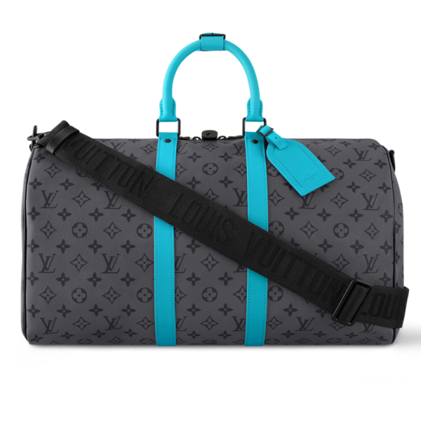 Louis Vuitton Keepall Bandoulière 45 Grey Duffle