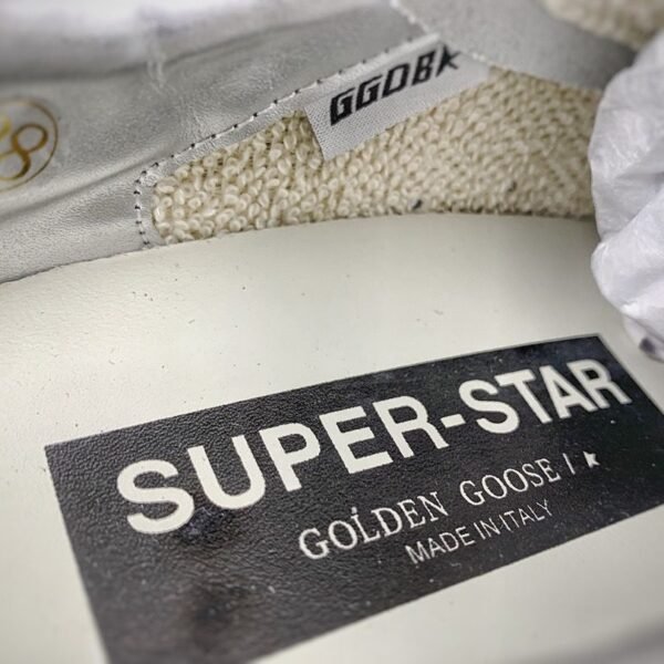 Golden Goose Super-Star "White Silver"