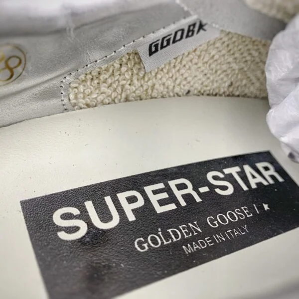 Golden Goose Super-Star "White Silver"