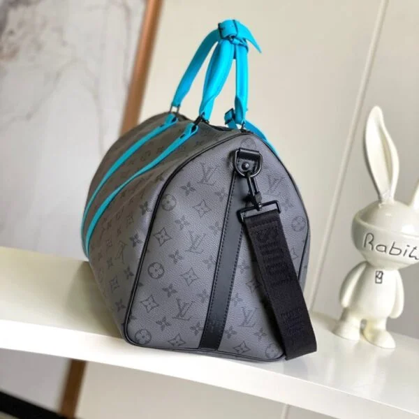 Louis Vuitton Keepall Bandoulière 45 Grey Duffle