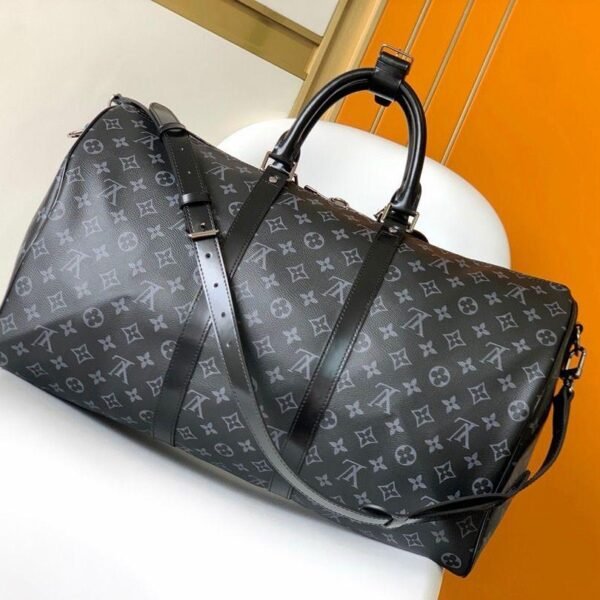 Louis Vuitton Keepall Bandoulière 55 Damier Graphite Canvas
