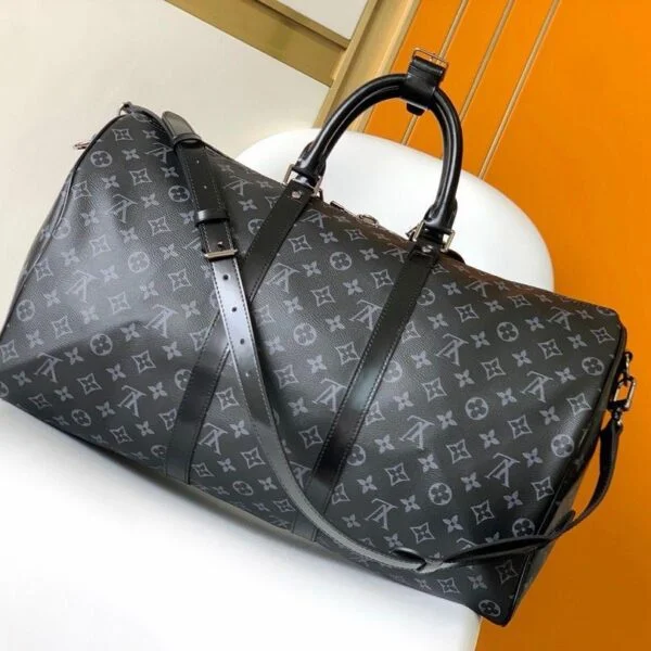 Louis Vuitton Keepall Bandoulière 55 Damier Graphite Canvas