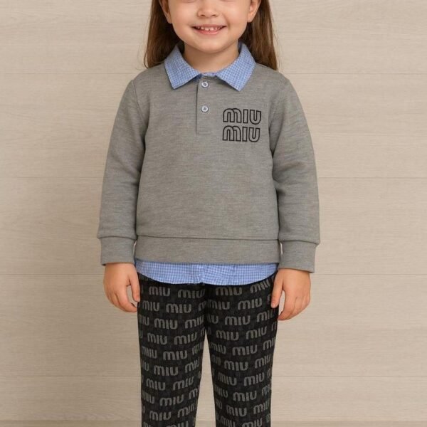 MIU MIU POLO MAJICA "SIVA" Kids