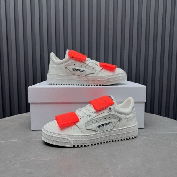 Off-White 3.0 Off Court Sneakers - "White-orange"
