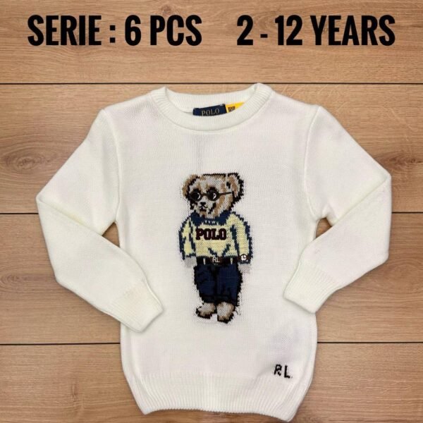 POLO RALPH LAUREN POLO BEAR SWEATER KIDS