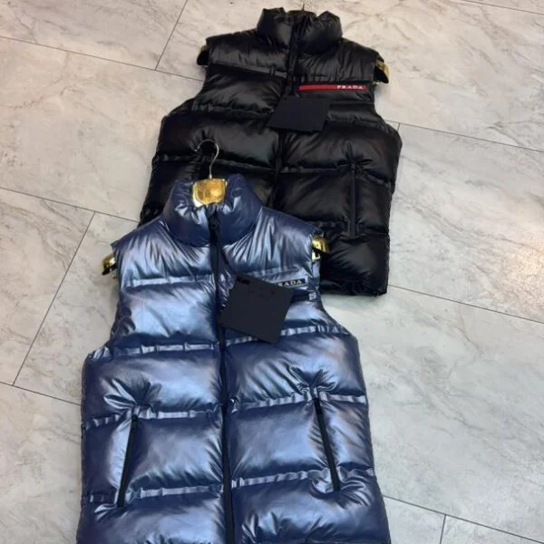 Prada Nylon Down Prsluk "Blue"