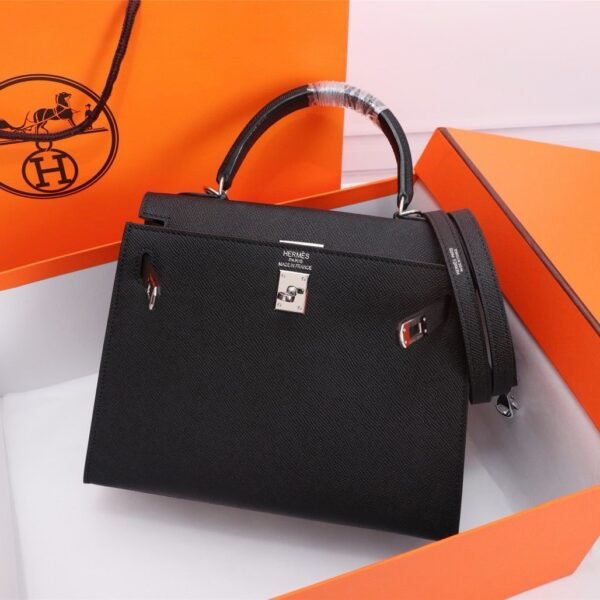 Hermes Kelly Mini II Silver Buckle