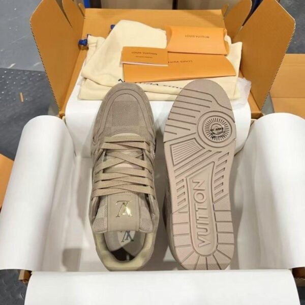 Louis Vuitton Trainer Sneaker "Taupe Brown"