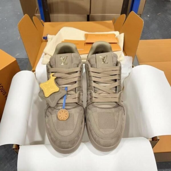 Louis Vuitton Trainer Sneaker "Taupe Brown"