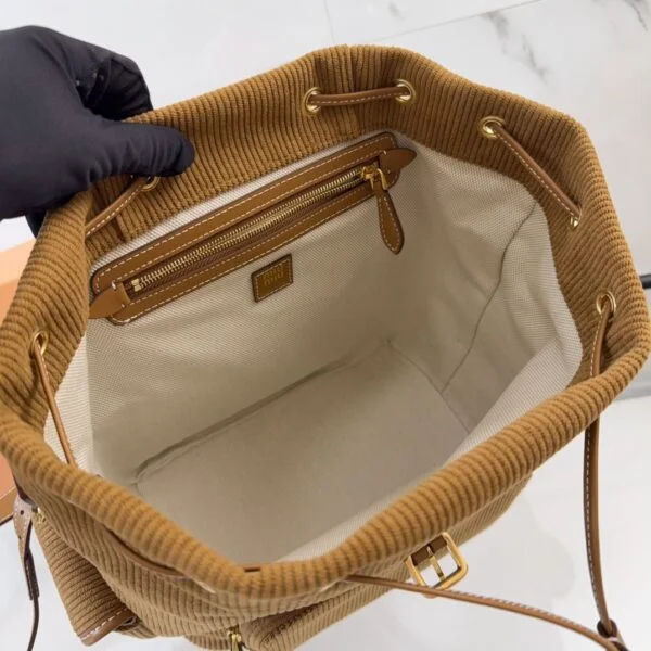 Miu Miu Cinnamon Corduroy Ruksak