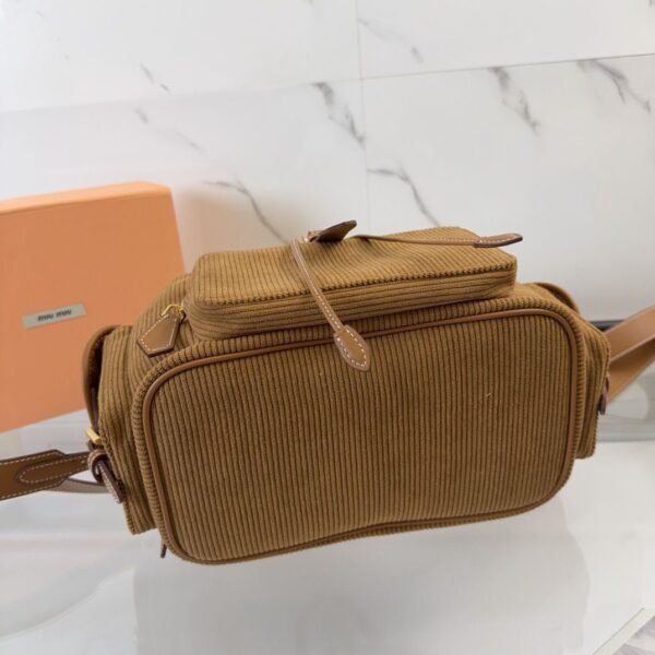 Miu Miu Cinnamon Corduroy Ruksak