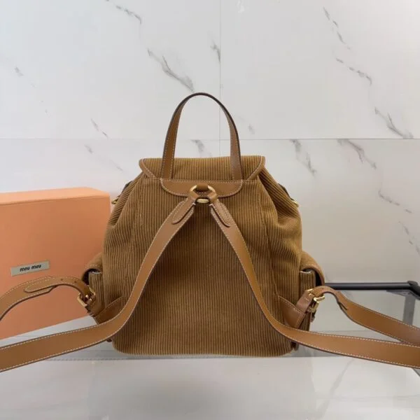 Miu Miu Cinnamon Corduroy Ruksak
