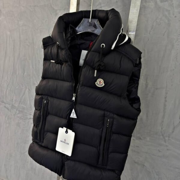 Cardamine Hooded Down Prsluk "Black"